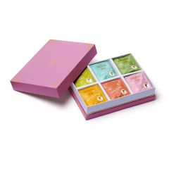 Geschenkbox «Kräuter- & Früchtetee» pink